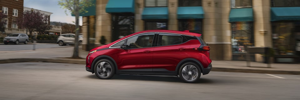 Design do carro elétrico Chevrolet Bolt EV